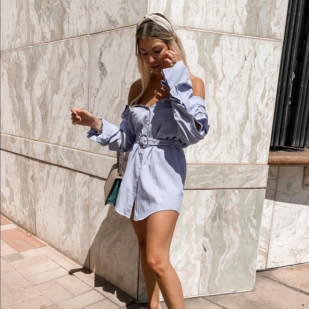 Button down dress